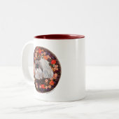 Joli Pekingese Flower Design Mug (Devant gauche)