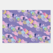 Joli périwinkle, papier pourpre & peeps (Devant 3)