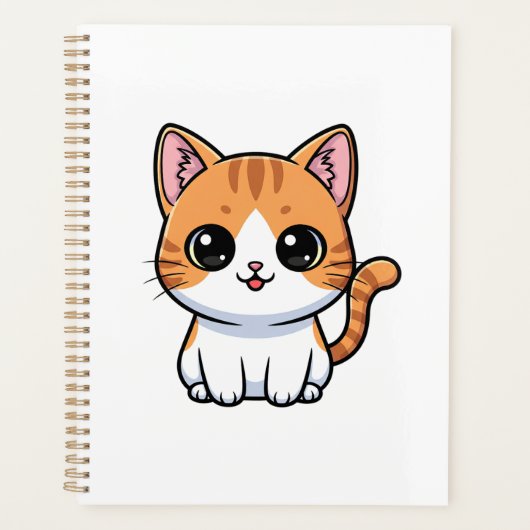 Joli personnage de chaton tabby orange (Devant)