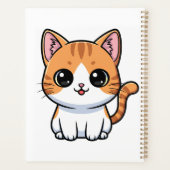 Joli personnage de chaton tabby orange (Dos)