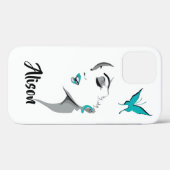 Joli Personnalisé Apple IPhone 12 (dur) Coque (Verso (horizontal))