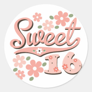 Joli Pétale Rose Doux 16 Stickers
