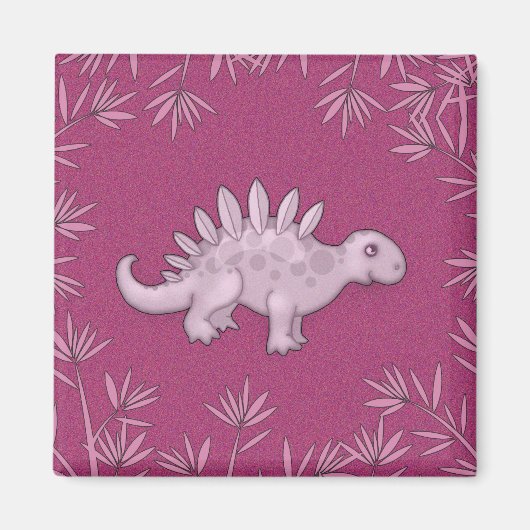 Joli petit aimant de dinosaure (Devant)