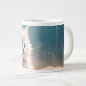 Joli petit chaton. Tasse à café Extra Large (Devant droit)
