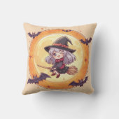 Joli Petit Coussin de Sorcière d'Halloween (Verso)