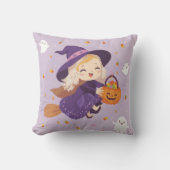 Joli Petit Coussin de Sorcière d'Halloween (Recto)