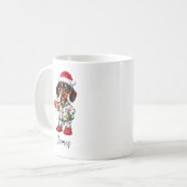 Joli petit Dachshund Christmas Mug (Devant gauche)