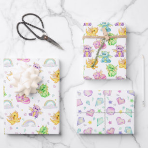 Joli petit dragon - Papier d'emballage