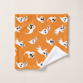 Joli petit Fantôme Effrayant Halloween (Gant de toilette)