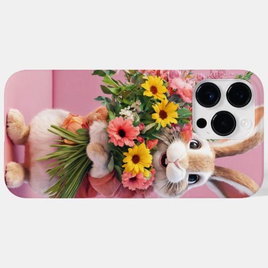 joli petit lapin iphone14pro max coque noël (Verso (horizontal))