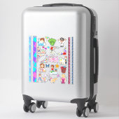 Joli petit planificateur Stickers de variété & Was (Sur valise)