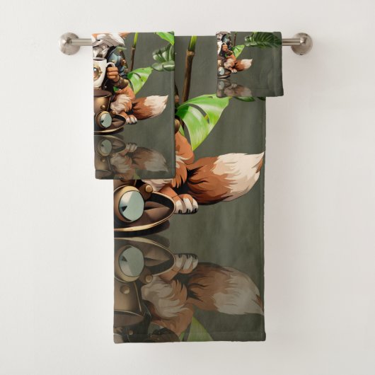 Joli petit renard steampunk (En situation)