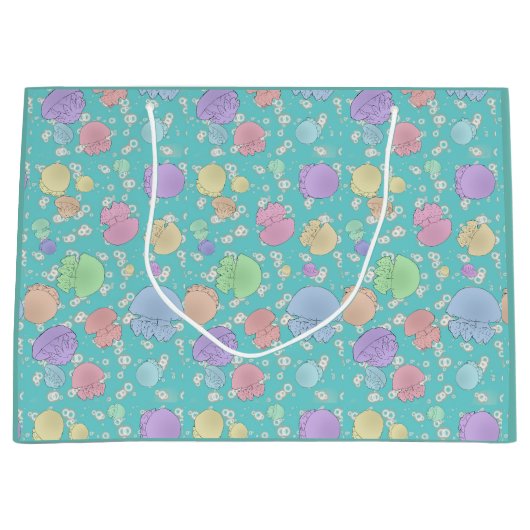 Joli petit sac cadeau de méduse (Devant)