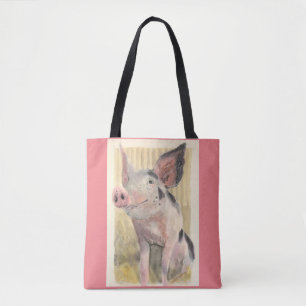 Joli petit Sac fourre-tout de cochon