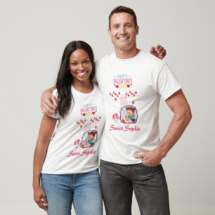Joli Petit T-Shirt d'Artiste pour la Saint-Valenti