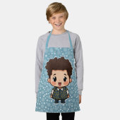 Joli petit tablier garçon (Porté)