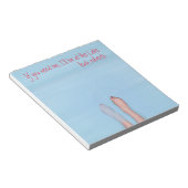 joli pieds trempant dans le bloc-notes cool (Incliné)