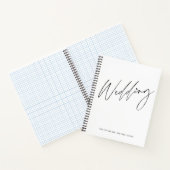 Joli plan Mariage noir et blanc Carnet (Intérieur)