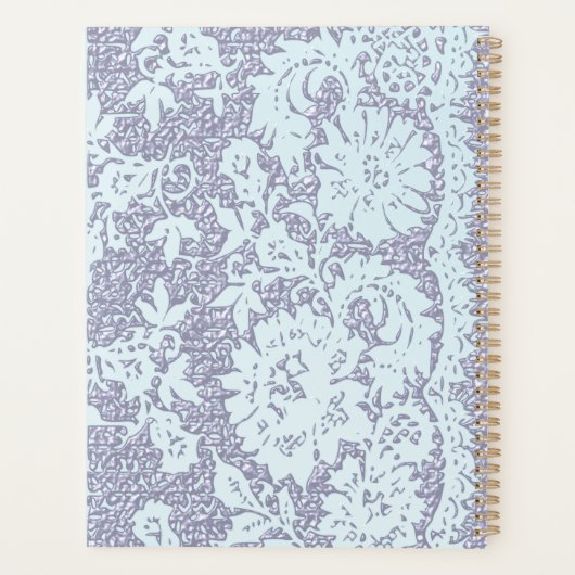 Joli planificateur bleu (Dos)