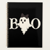 Joli planificateur Halloween - "Boo" Ghost avec Bo (Devant)