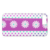 Joli Pois et Fleurs iPhone 7 Plus Coque (Dos (Horizontal))