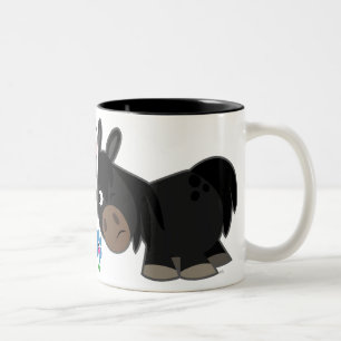 Joli Poney Cartoon Standoff Mug