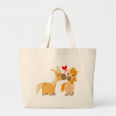 Joli poney en caricature dans le sac Love (Devant)