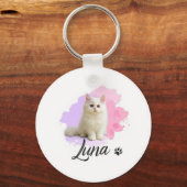 Joli porte-clés en forme de chat – Luna (Recto)