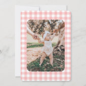 Joli poulet Carte de remerciements photo (Dos)