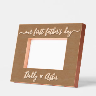 Joli premier cadeau de fête des pères Cadre photo 