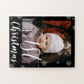 Joli premier Noël Enfants Photo Puzzle (Horizontal)