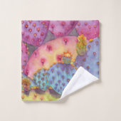 Joli Prickly Pear Serviette de bain ensemble de sa (Gant de toilette)