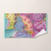 Joli Prickly Pear Serviette de bain ensemble de sa (Serviette à main)