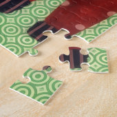 Joli pull de Noël laid puzzle art (Côté)
