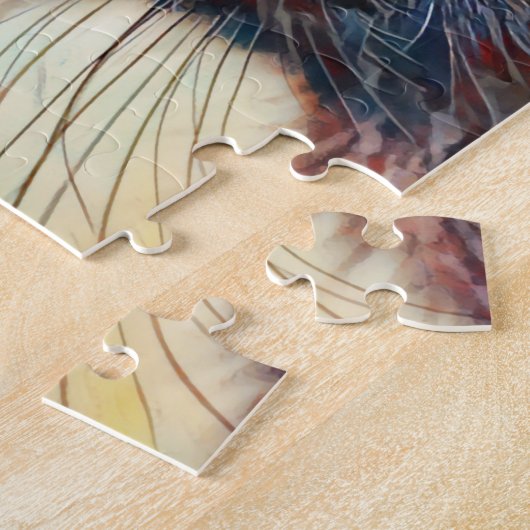 Joli Puzzle d'art de chat noir (Côté)