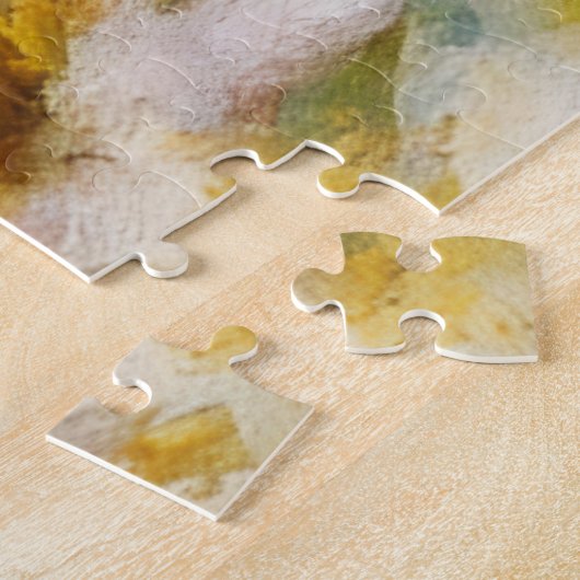 Joli Puzzle d'Art Jardin Fleur Blanche (Côté)