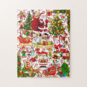 Joli Puzzle De Noël Pouvez-Vous Trouver La Souris (Vertical)