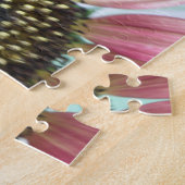 Joli Puzzle de tournesol rose (Côté)