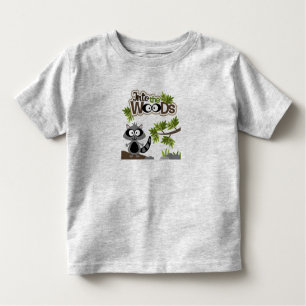 Joli Racoon Dans Les Bois T-Shirt Toddler