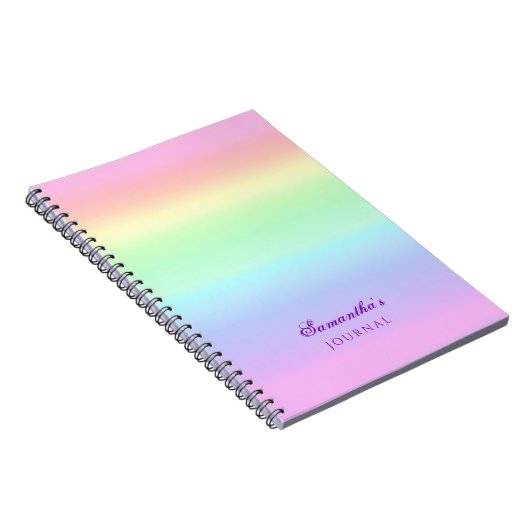 Joli Rainbow Journal de dégradé (Côté Droit)