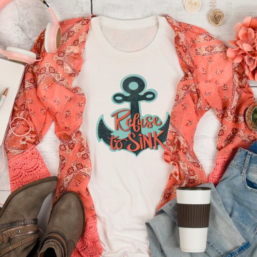 Joli Refuse à enfoncer Ancre Inspirivity T-Shirt