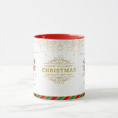 Joli Reindeer Noël Enfants Chocolat Chaud Mug (Centre)