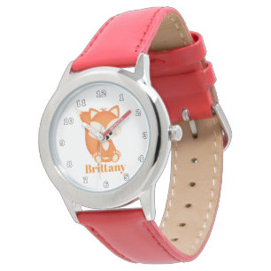 Joli renard boisé ajouter nom montre