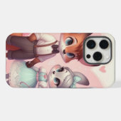 Joli renard de caricature Saint Valentin (Verso Horizontal)