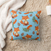 Joli renard de couleur automne coussin pour les en (Couverture)