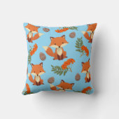 Joli renard de couleur automne coussin pour les en (Verso)
