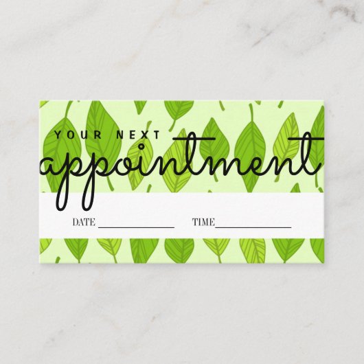 Joli Rendez-vous Carte de rappel Votre prochaine v (Devant)
