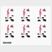 Joli Repas Végétarien Stickers Animal Friendly (Feuille)