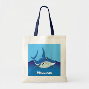 Joli requin ajouter le Sac fourre-tout de nom