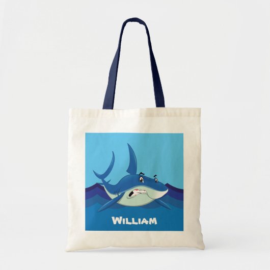 Joli requin ajouter le Sac fourre-tout de nom (Devant)